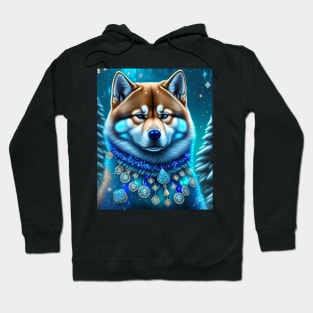 Jeweled Shiba Inu Hoodie